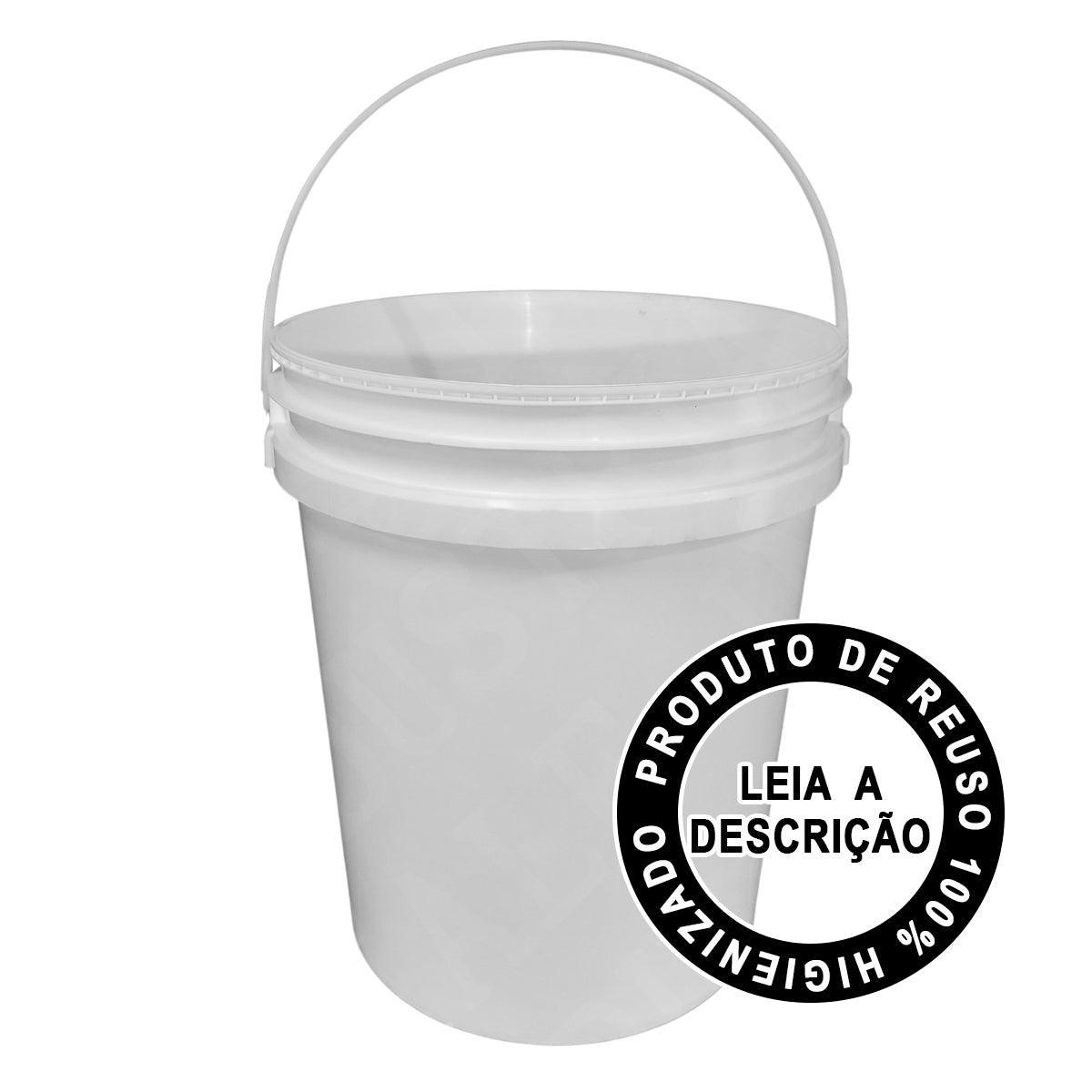 Balde Plástico 20L Industrial Reuso
