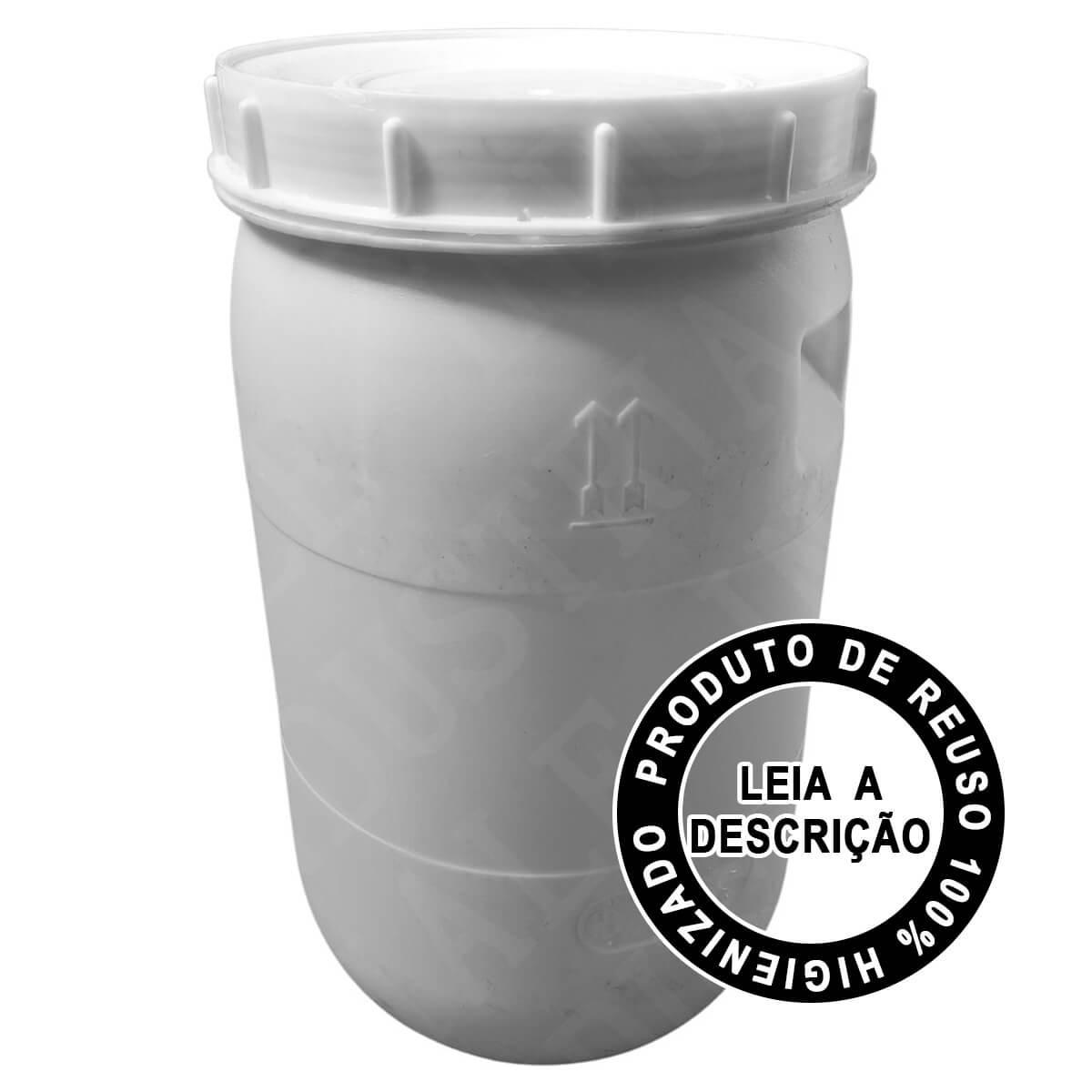 Bombona Plástica 40 Litros Tampa Removível Rosca REUSO