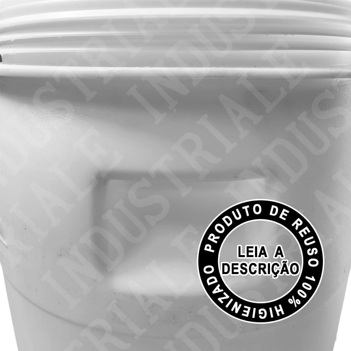 Bombona Plástica 40 Litros Tampa Removível Rosca REUSO