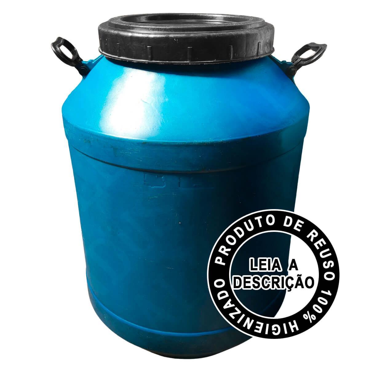 Bombona Plástica 50 Litros Tampa Removível REUSO