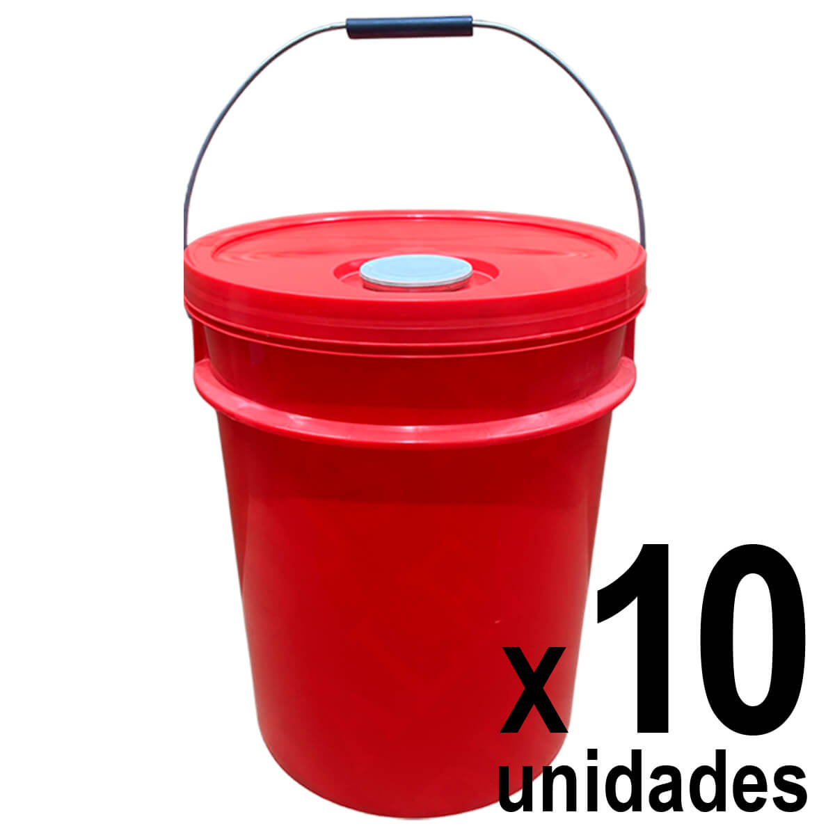 KIT Balde Plástico 20 Litros Industrial Reforçado Multiuso NOVO