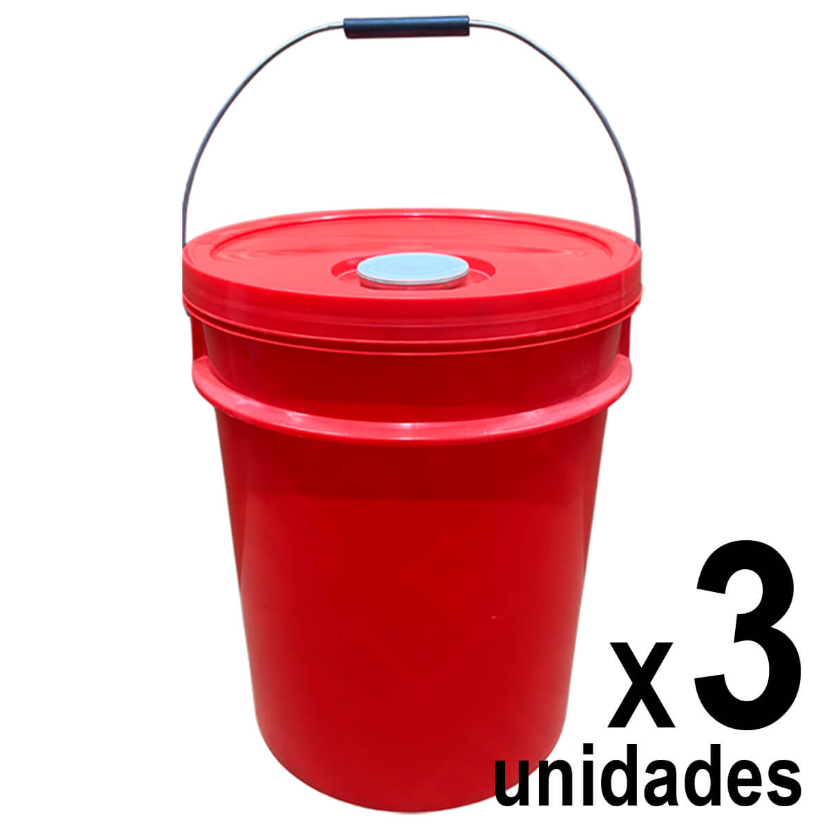 KIT Balde Plástico 20 Litros Industrial Reforçado Multiuso NOVO