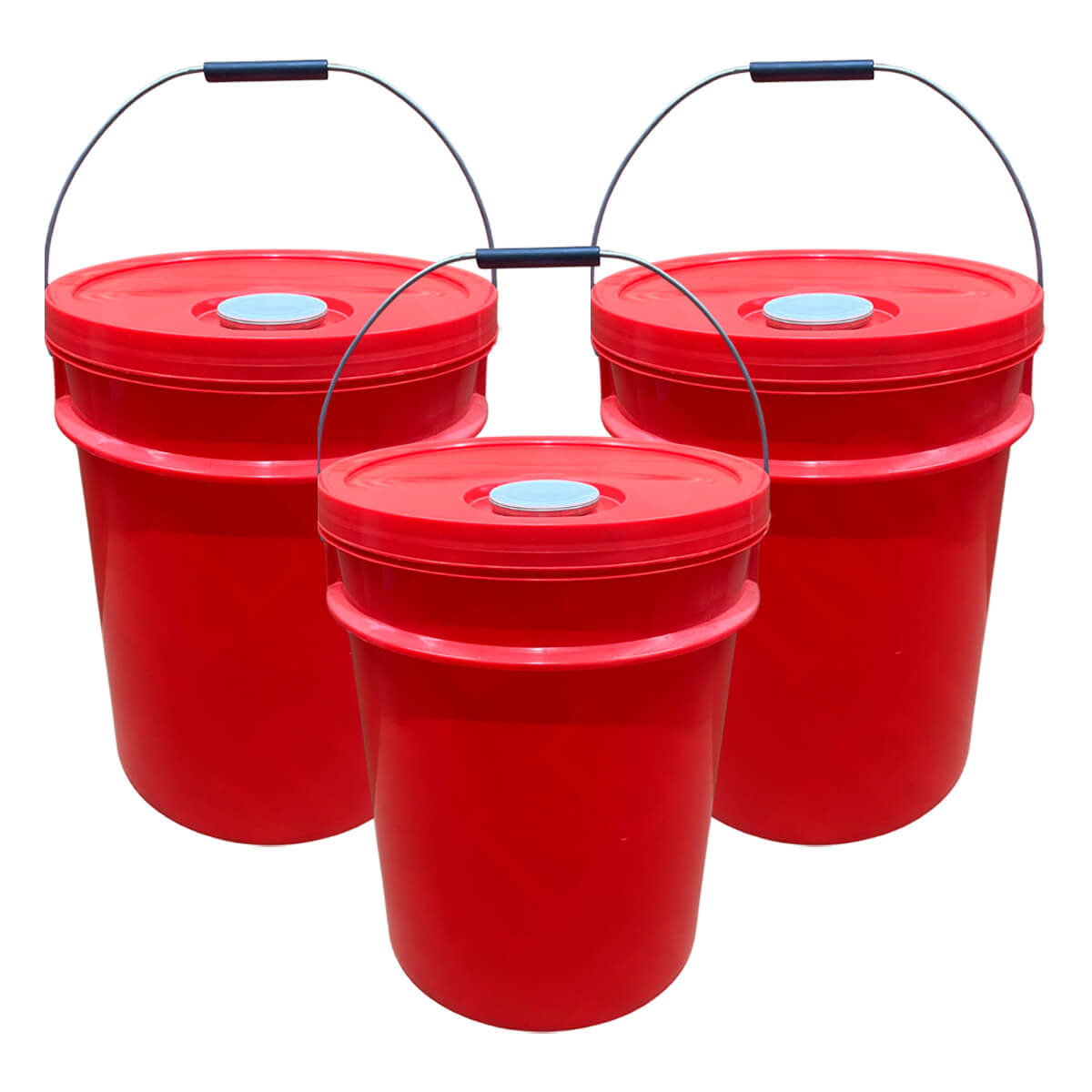 KIT Balde Plástico 20 Litros Industrial Reforçado Multiuso NOVO