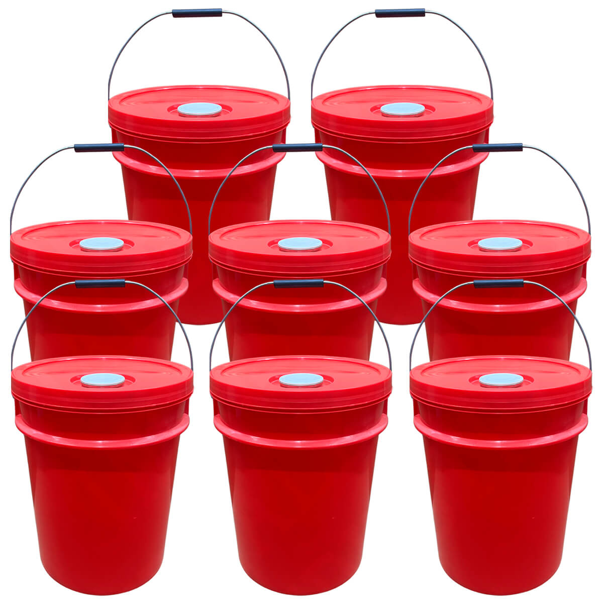 KIT Balde Plástico 20 Litros Industrial Reforçado Multiuso NOVO