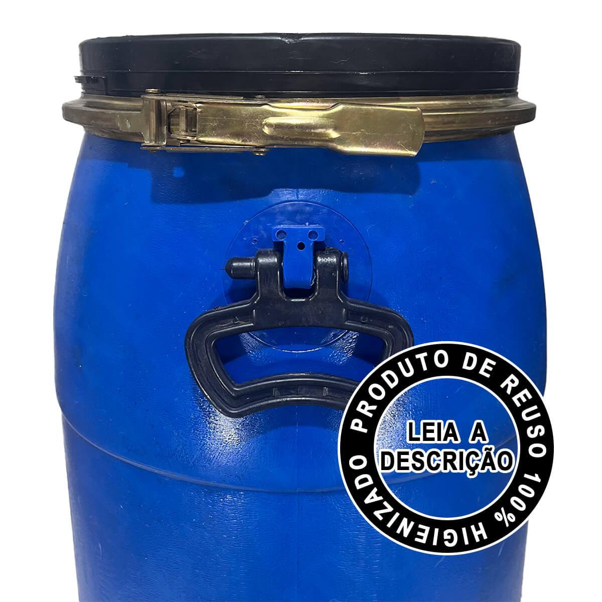 Bombona Plástica 35 Litros Tampa Removível Cinta Lacre REUSO