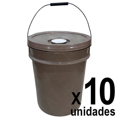 KIT Balde Plástico 20 Litros Industrial Reforçado Multiuso NOVO